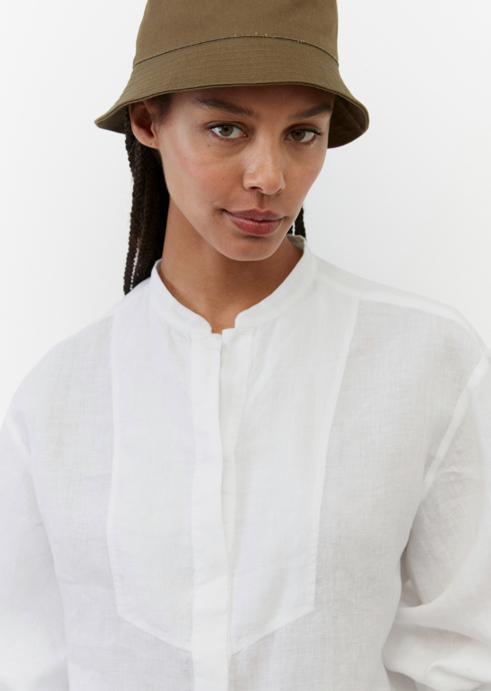 Blouse, three quater sleeve, balloo