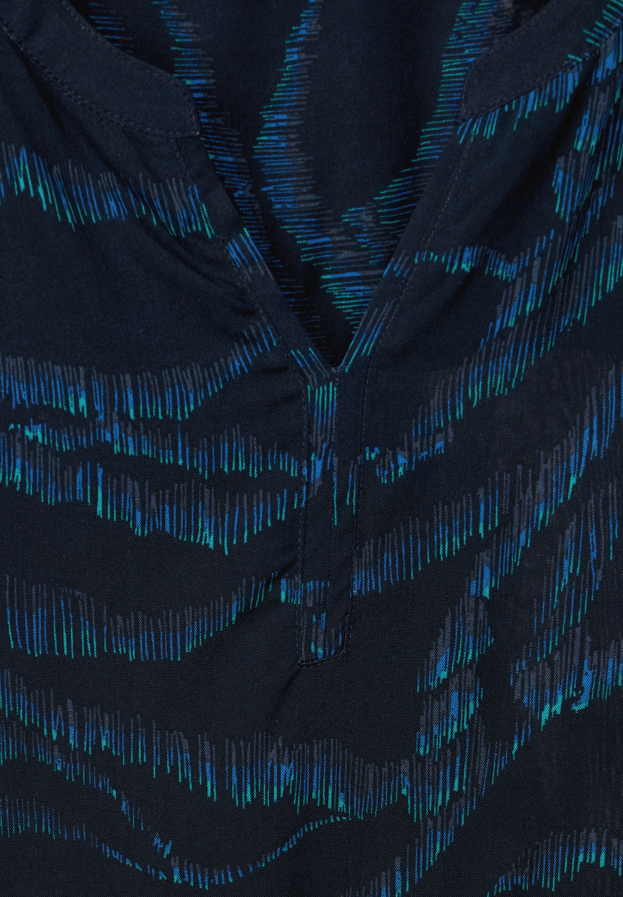 Multicolor Viskose Bluse
