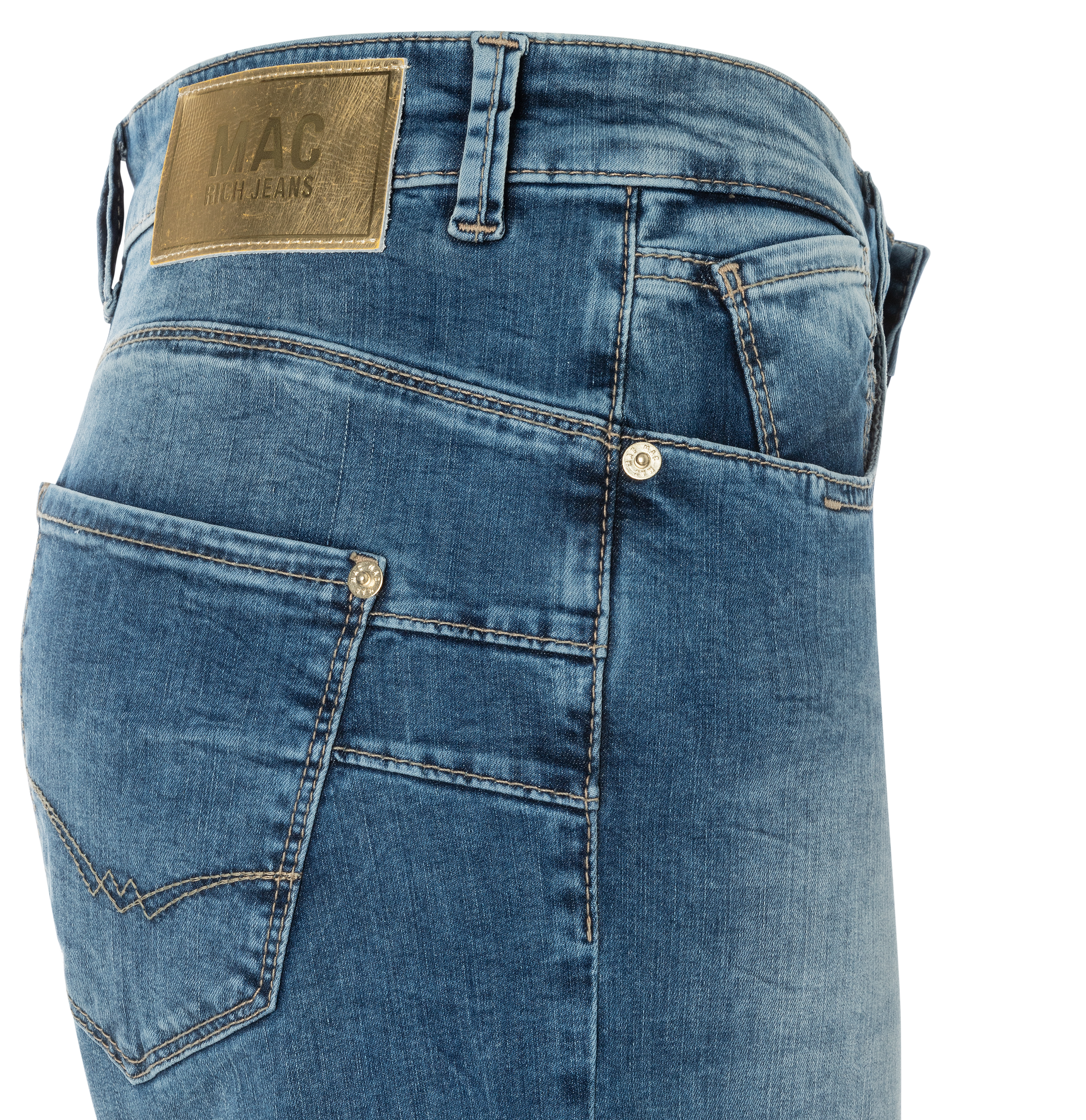 MAC JEANS - RICH PALAZZO, Light weight denim