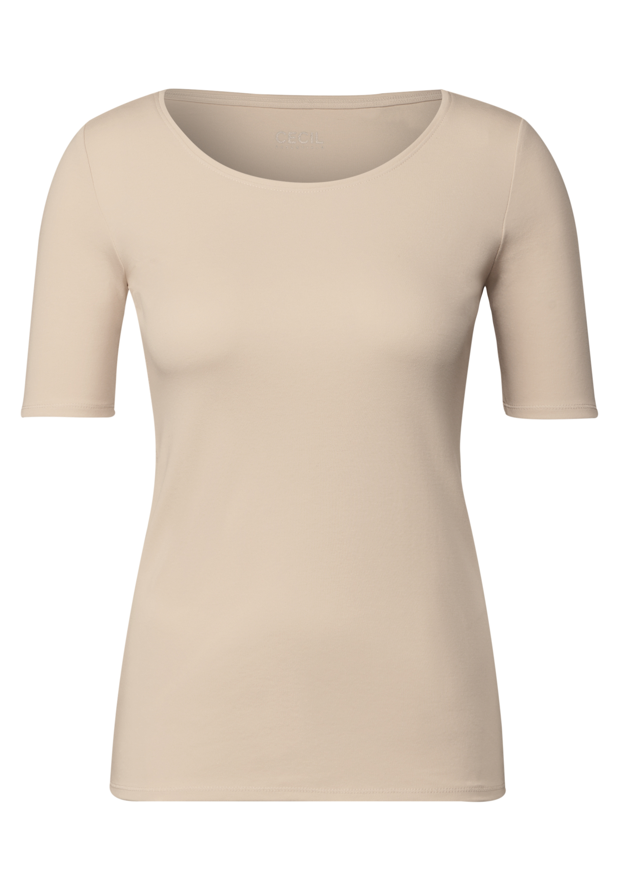 T-Shirt in Unifarbe