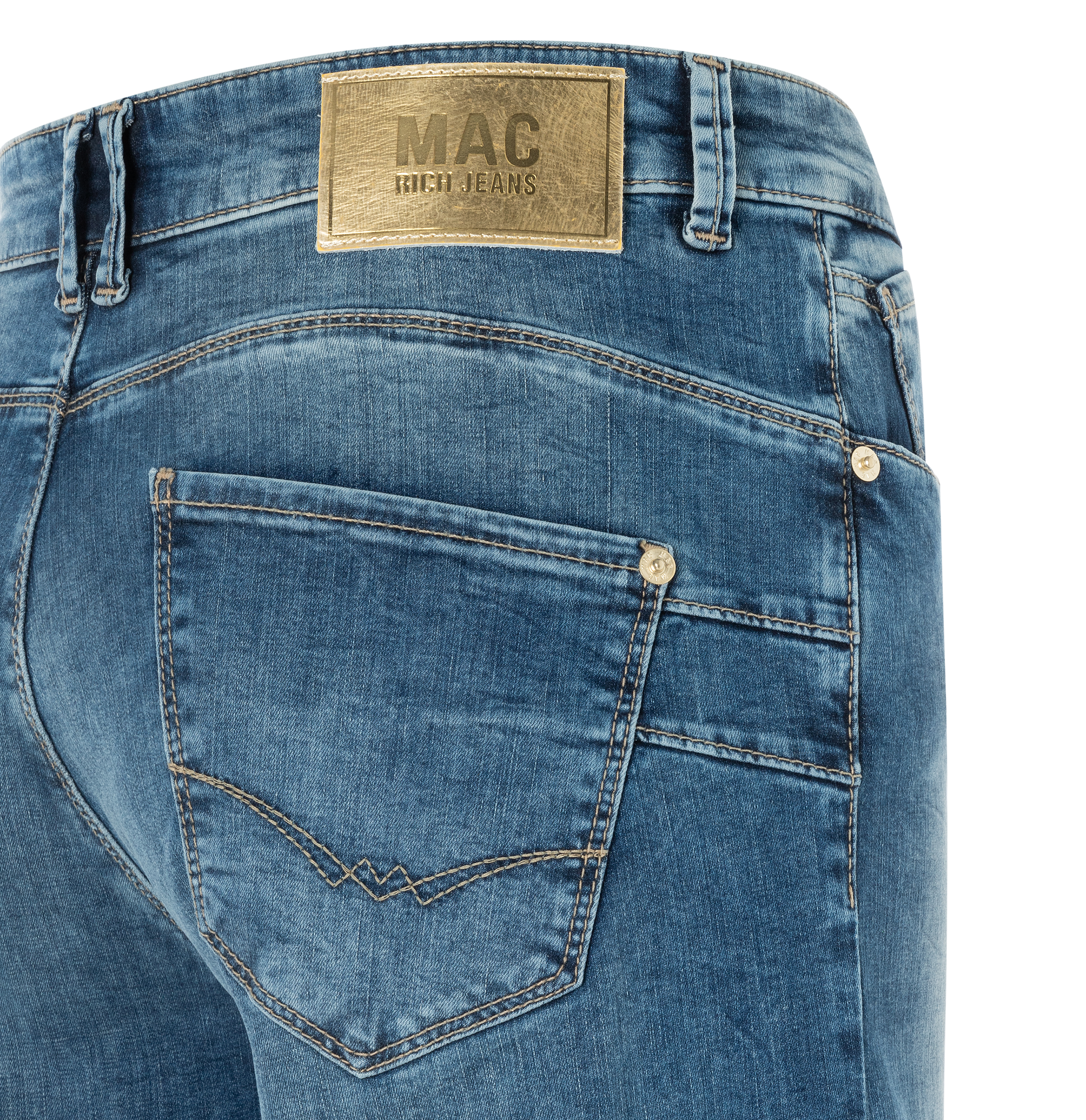 MAC JEANS - RICH PALAZZO, Light weight denim