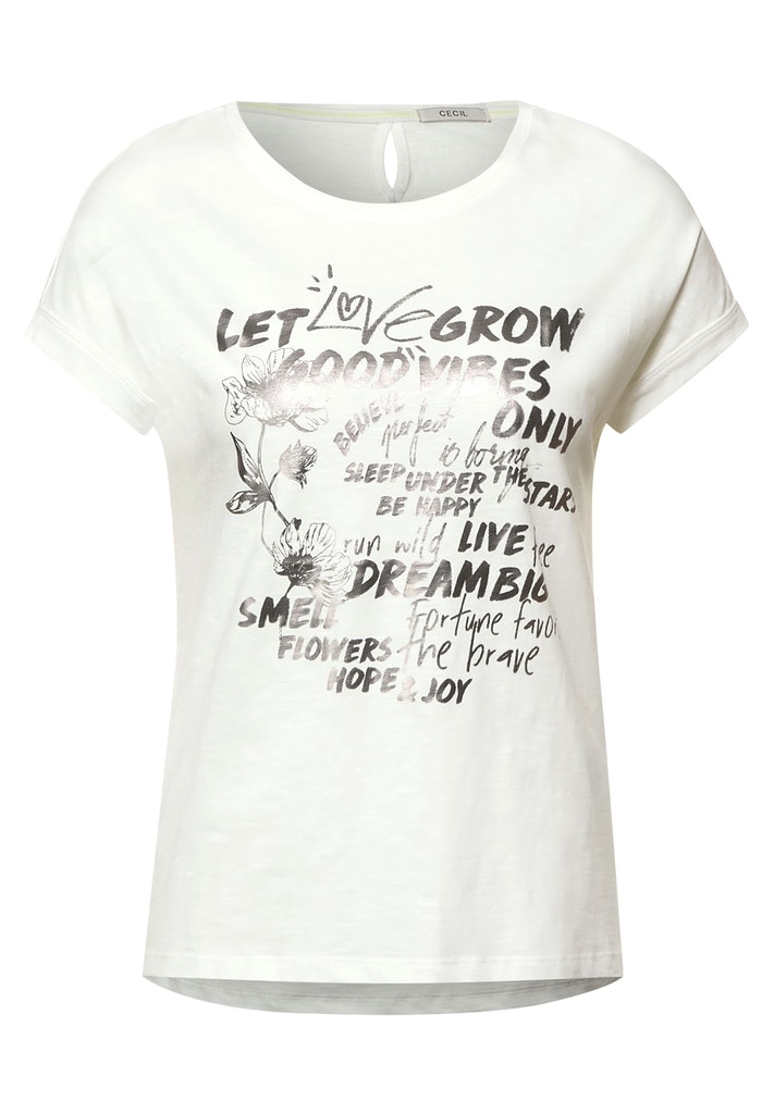 Shirt mit Folienprint