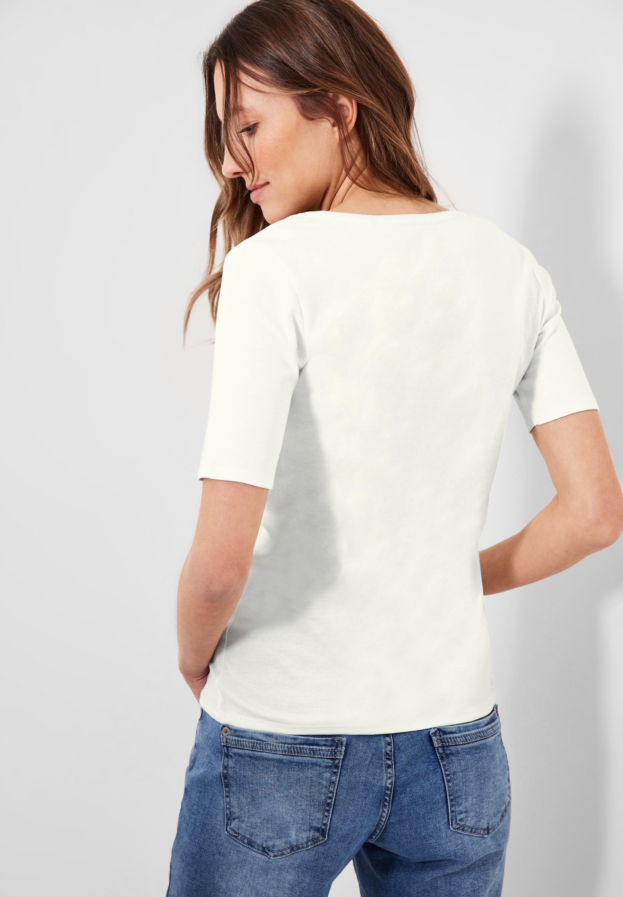 Basic T-Shirt in Unifarbe