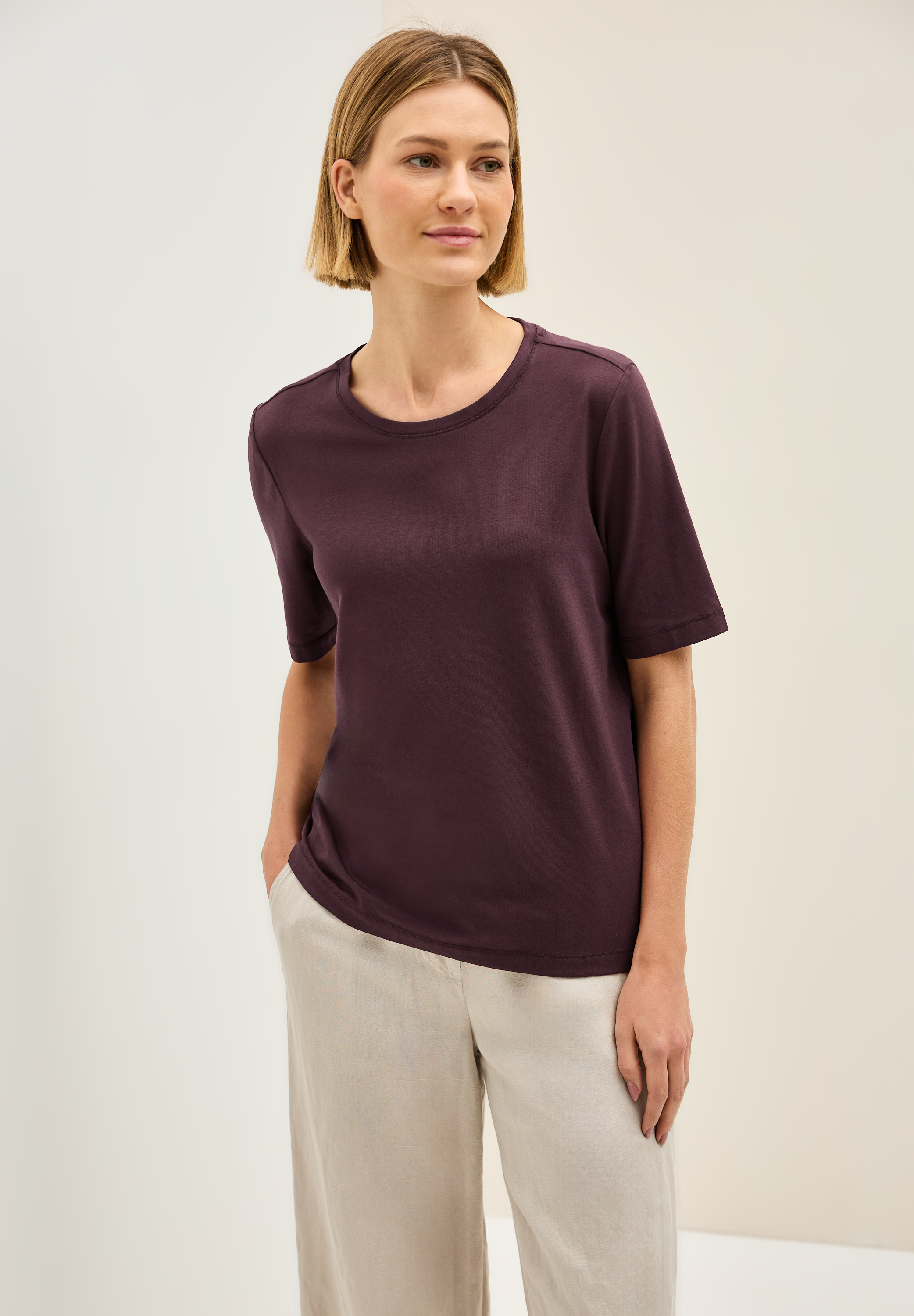 Basic Rundhals T-Shirt