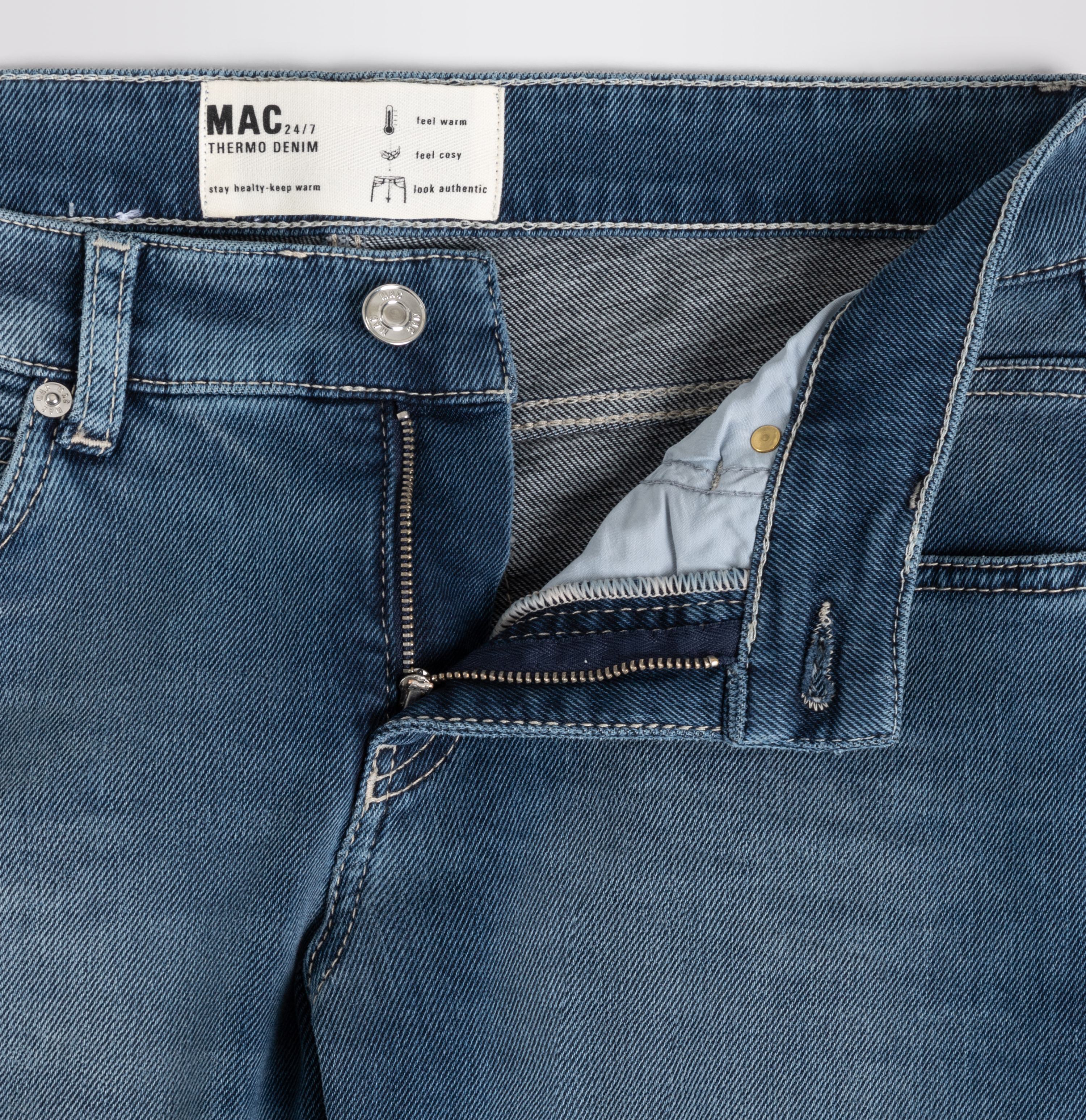 MAC JEANS - SLIM, Thermo denim