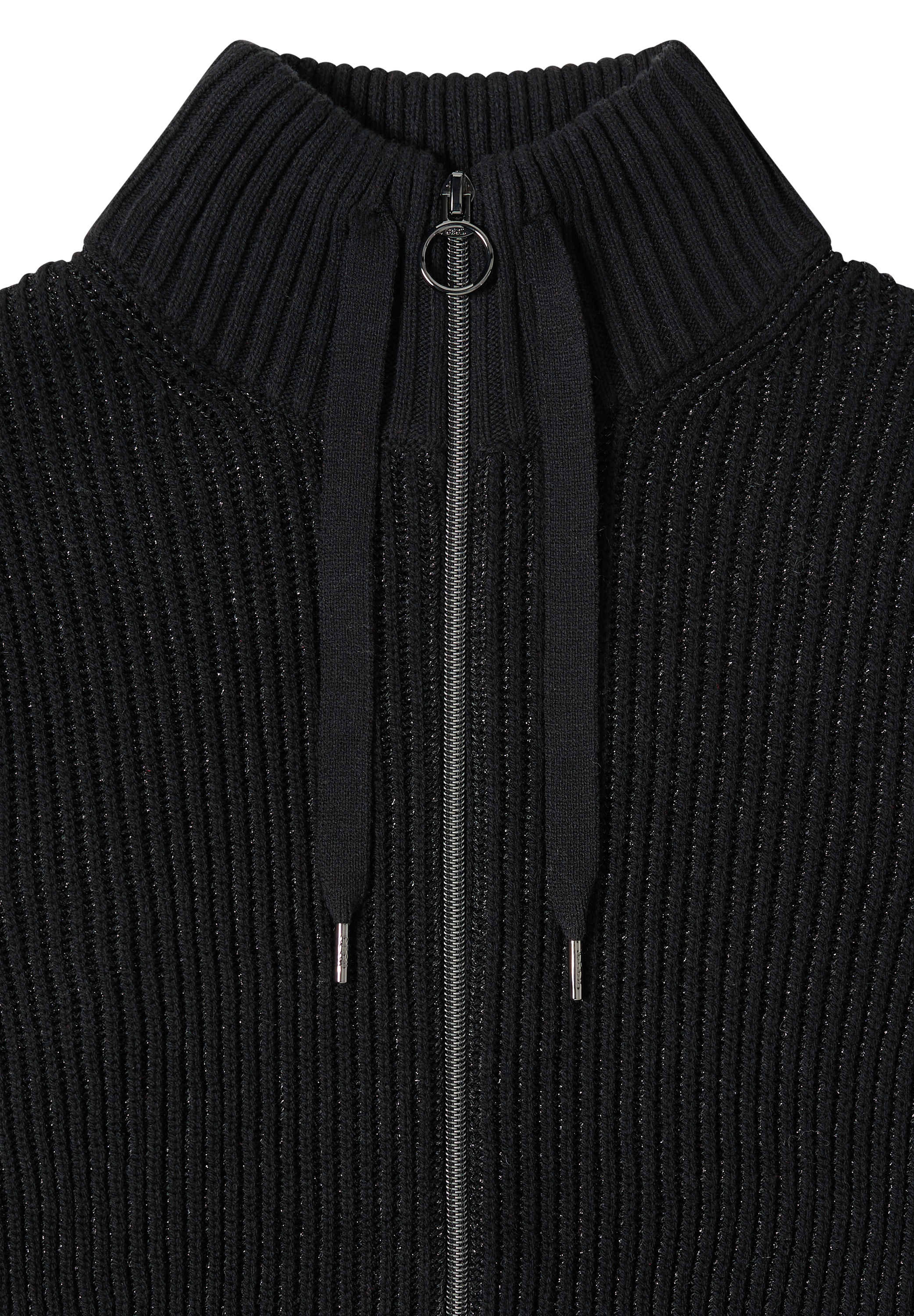 Strukturweste mit Zipper