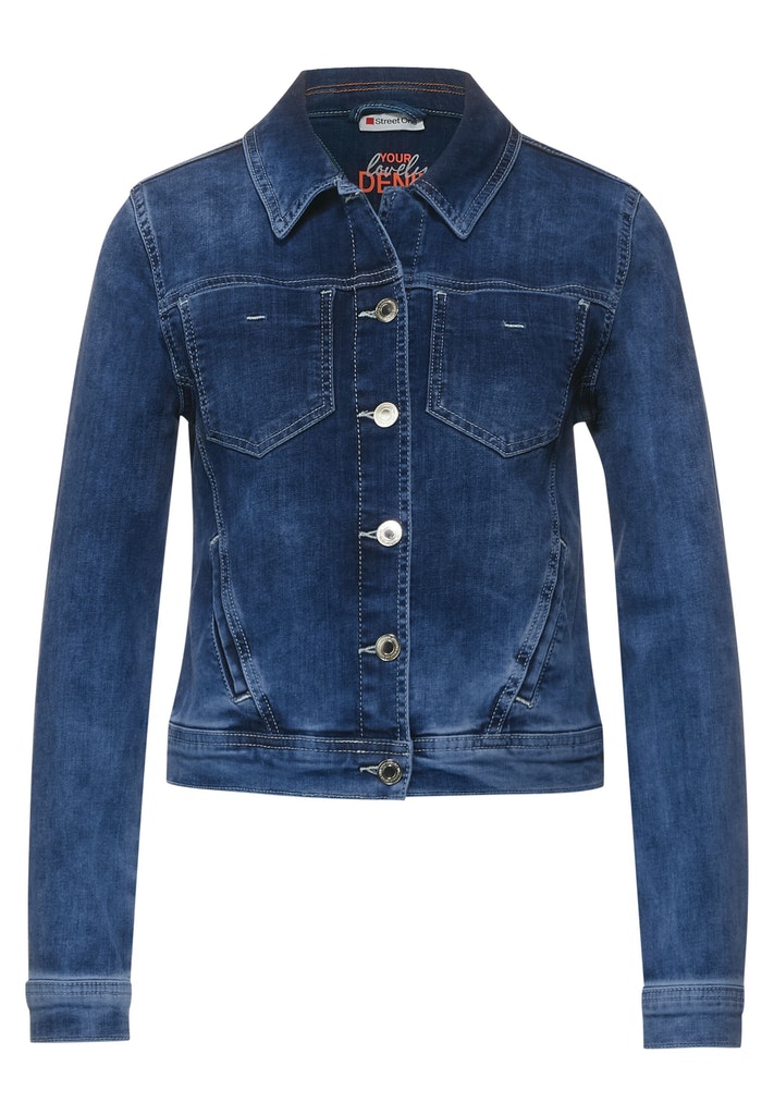 Blaue Jeansjacke