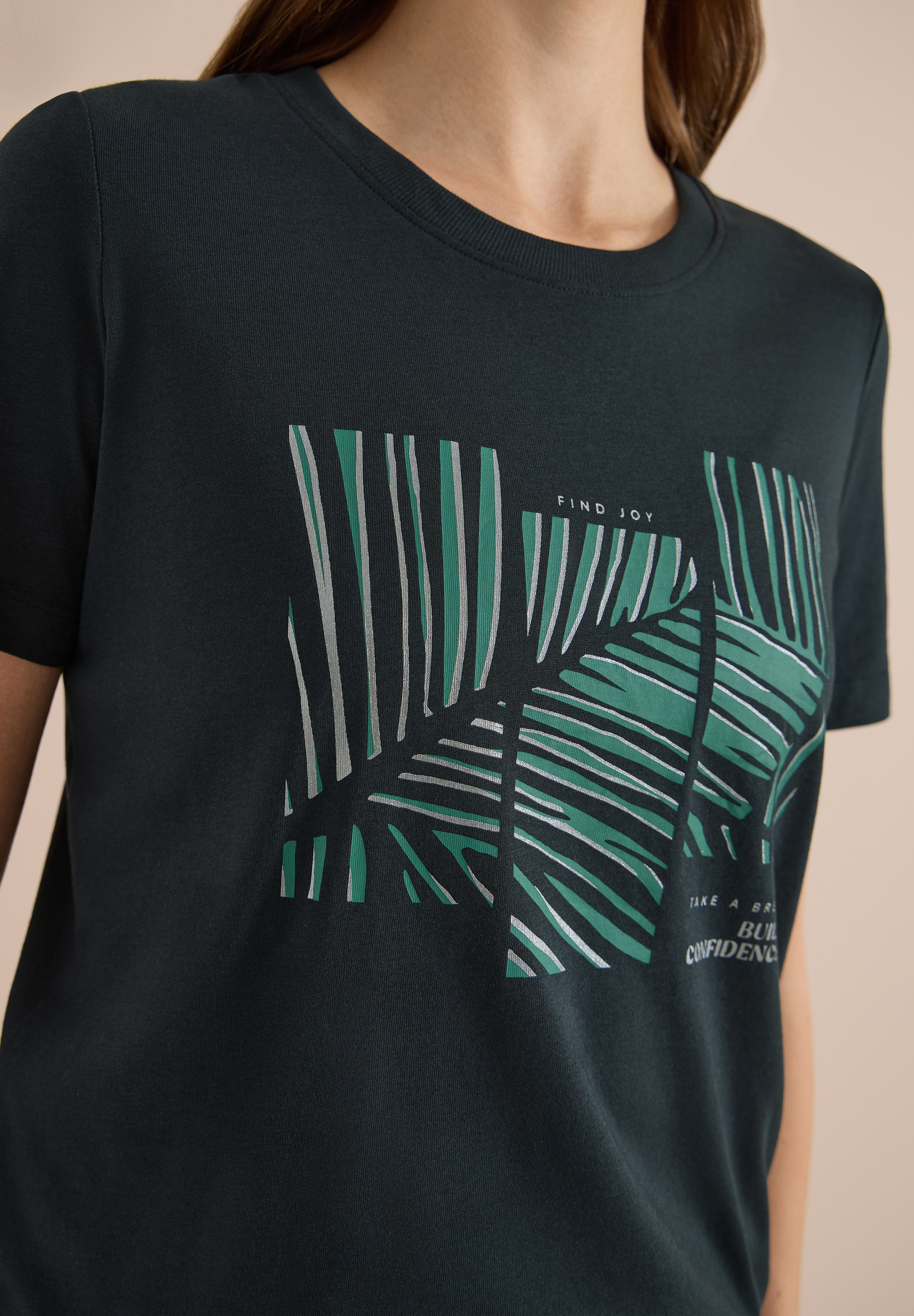 T-Shirt mit Rundhals und Artwork