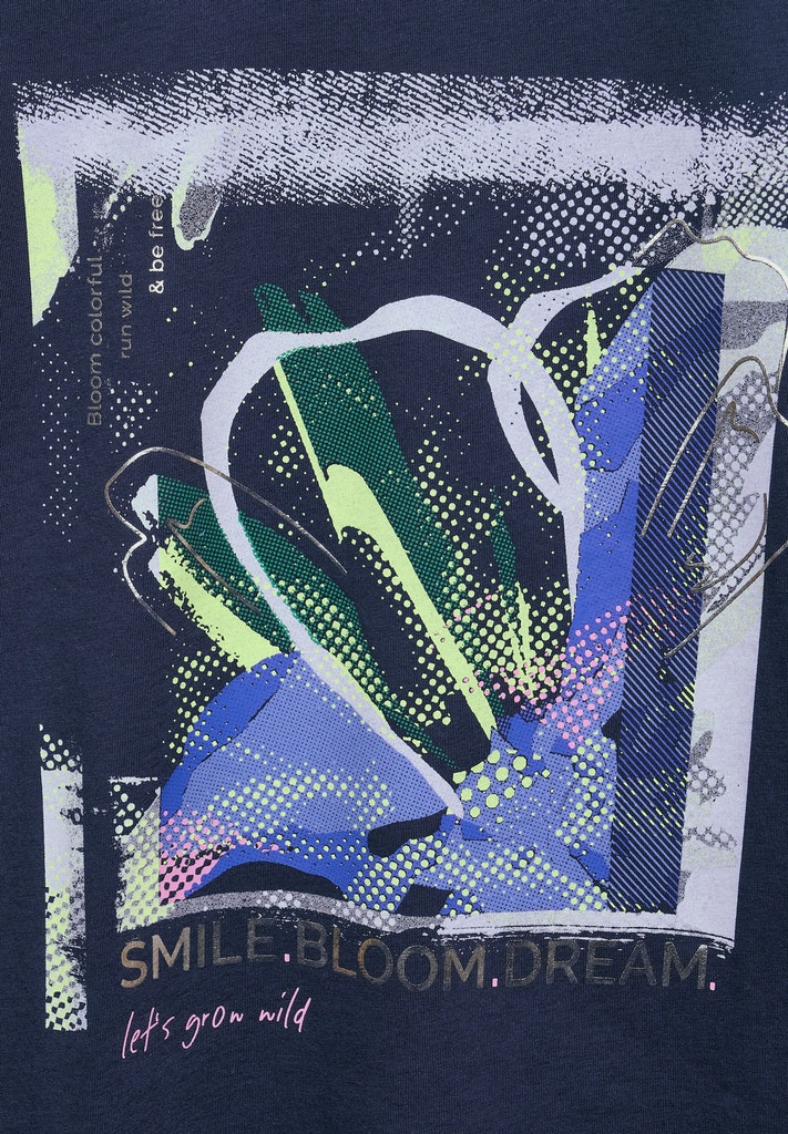 T-Shirt mit Blumenprint