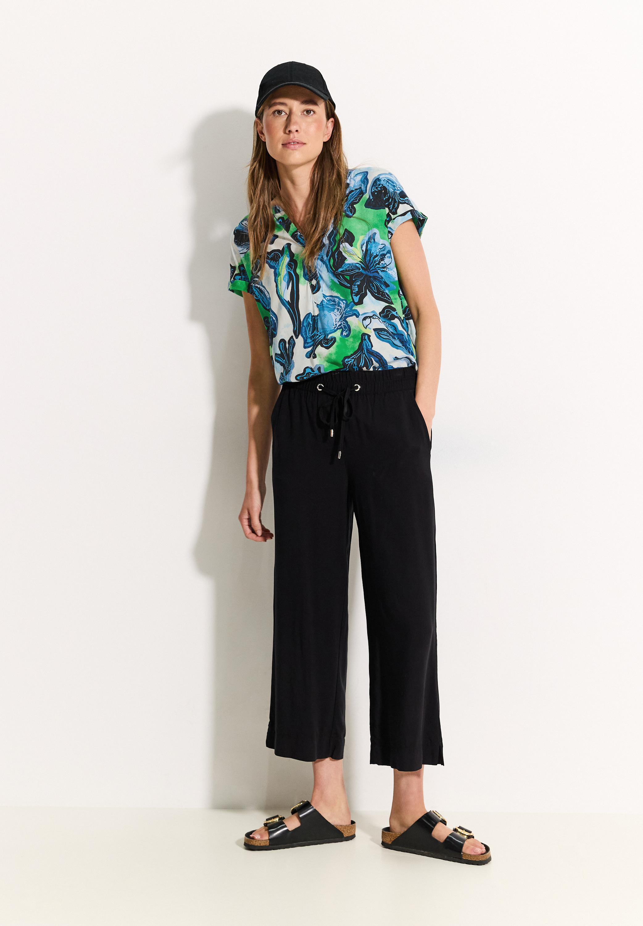 Print Viskose Bluse