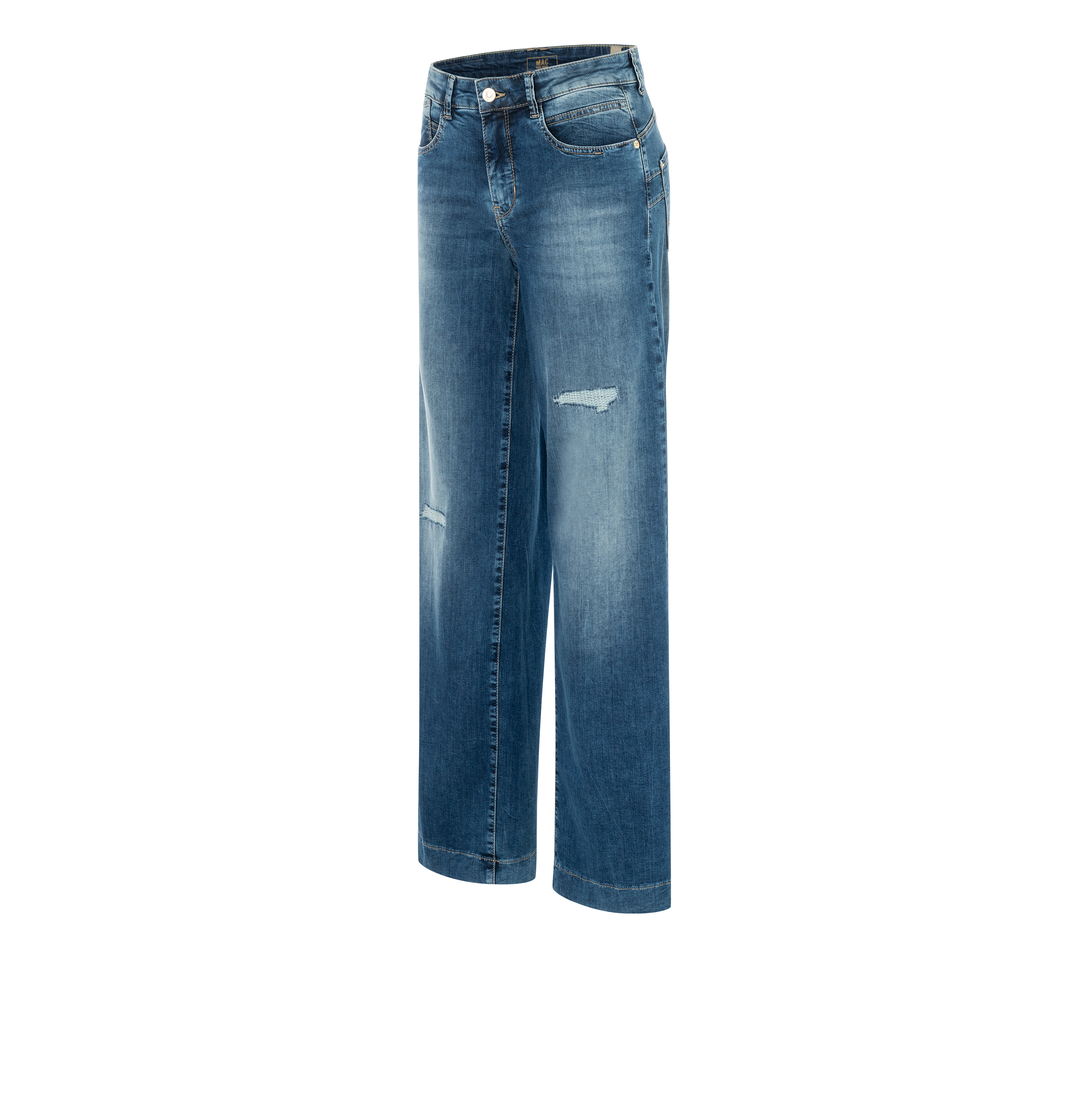 MAC JEANS - RICH PALAZZO, Light weight denim