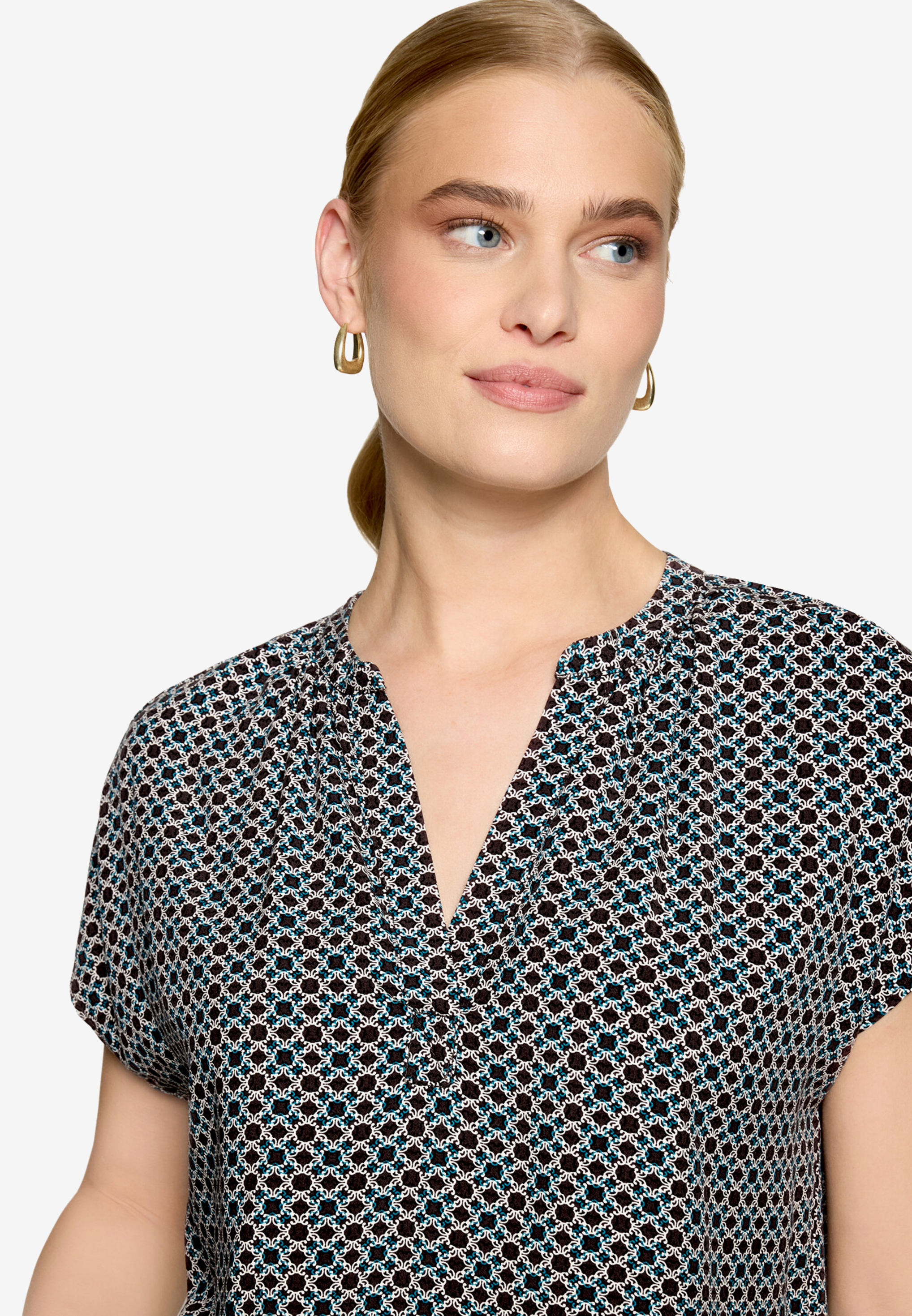 Blusenshirt  mit grafischem Muster