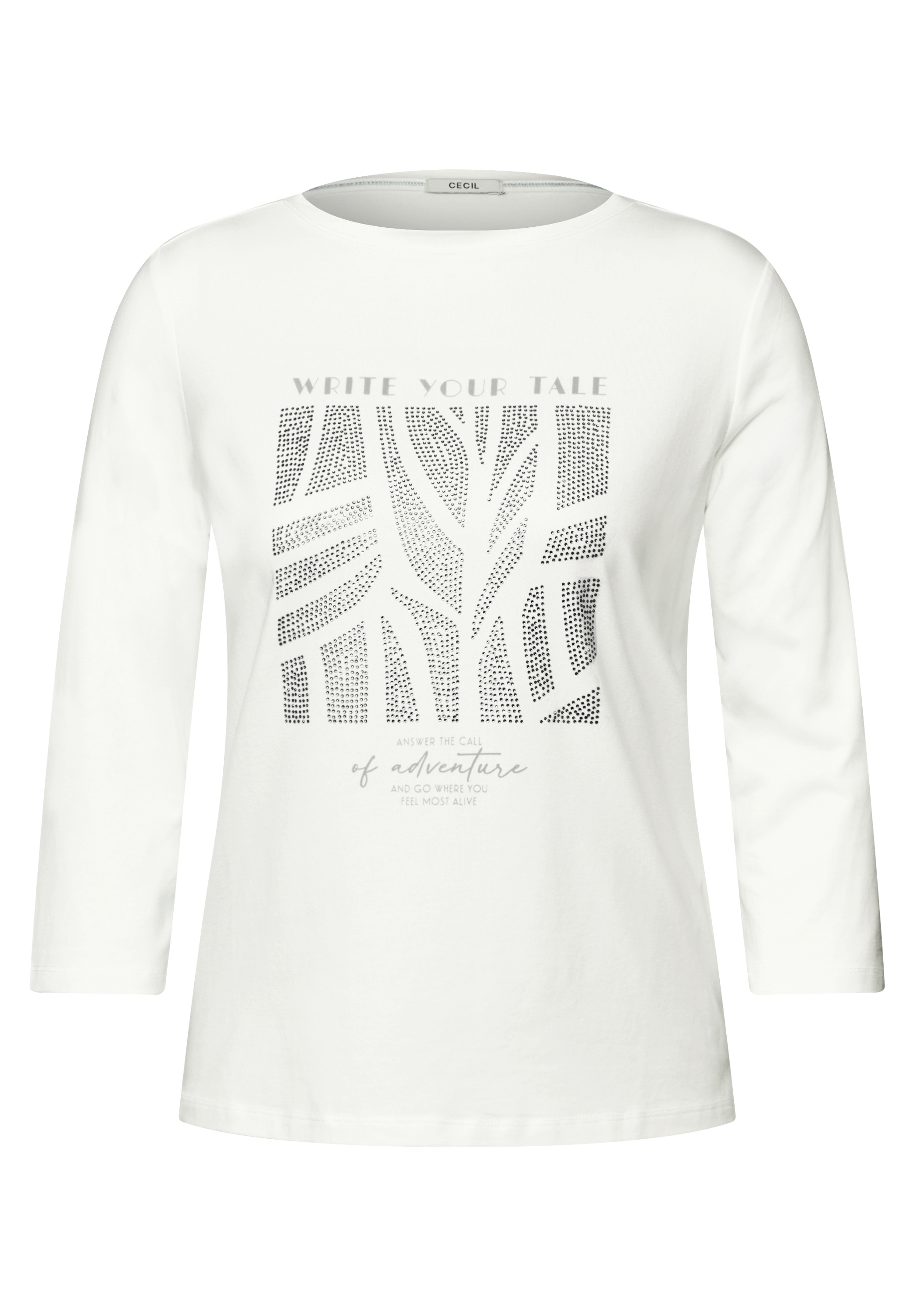 Shirt mit Glitzer-Motiv