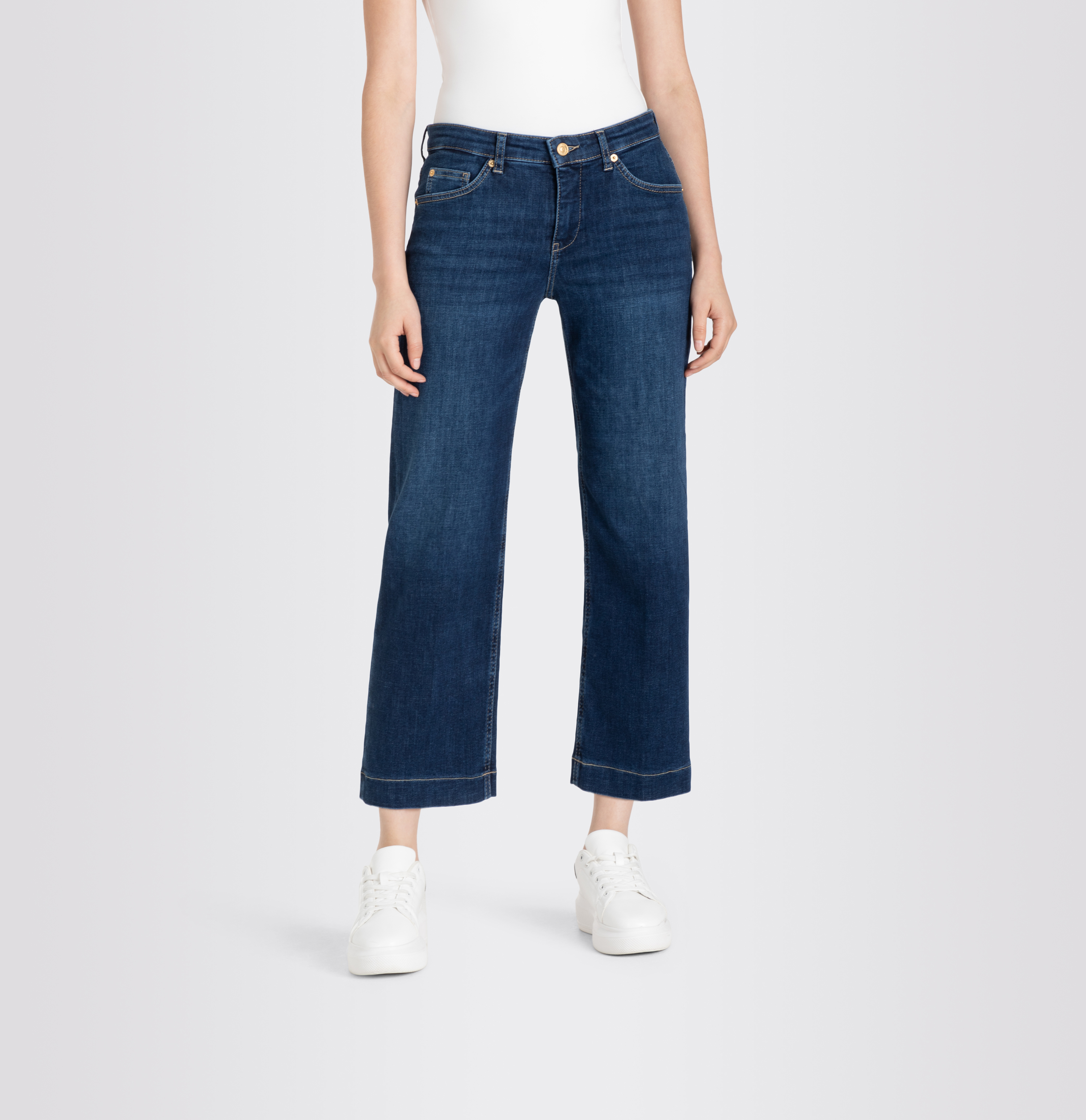 MAC JEANS - RICH CULOTTE, Light authentic denim