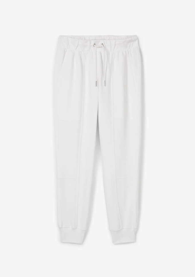 Sweathose aus reiner Bio-Baumwolle in weiss
