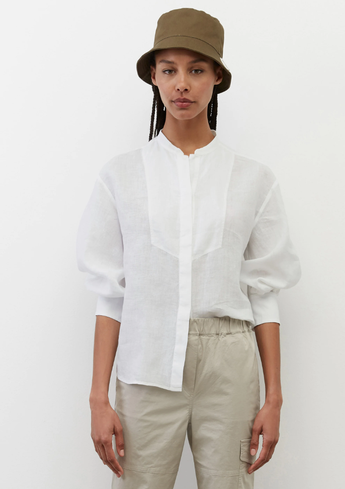 Blouse, three quater sleeve, balloo