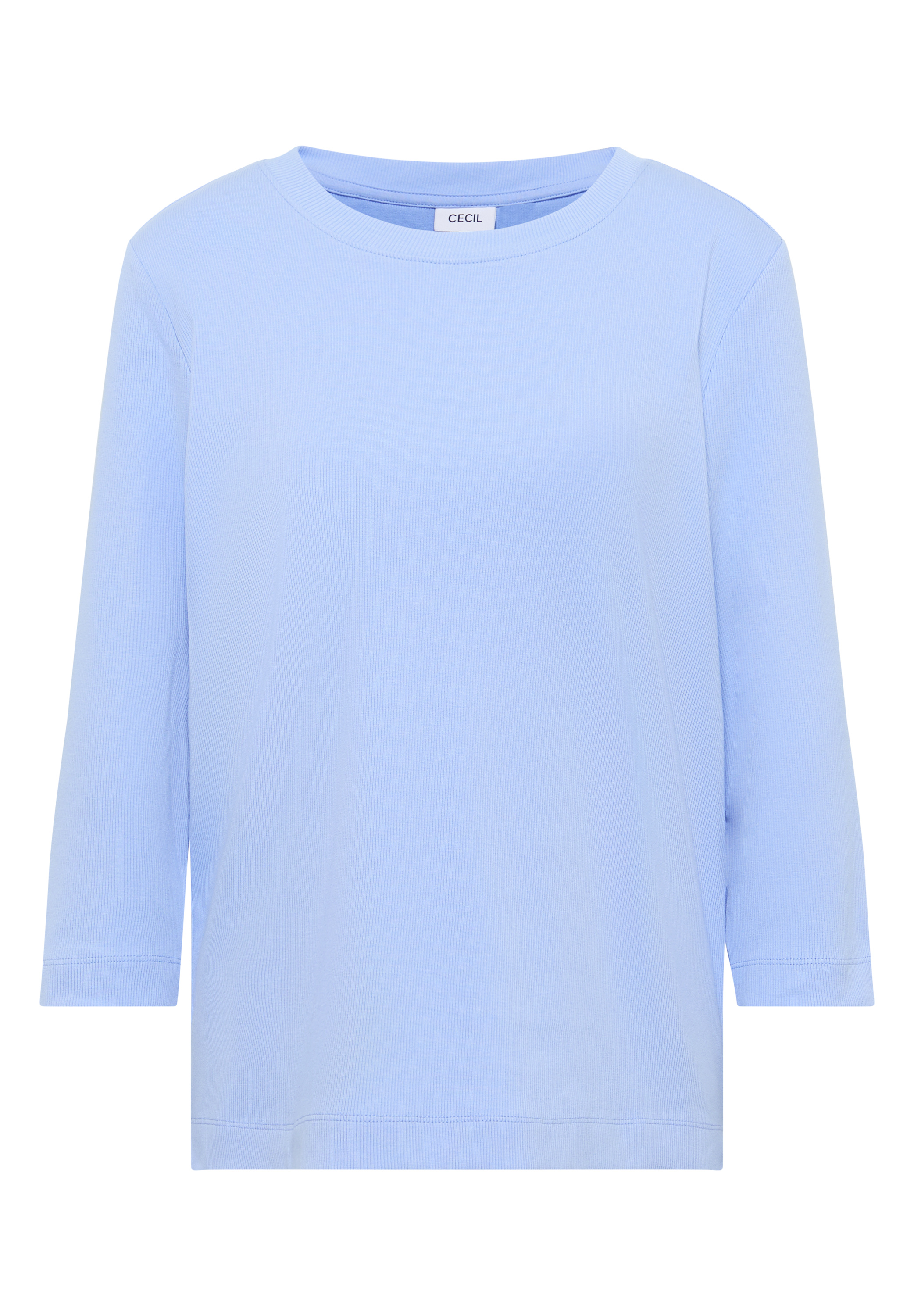 Shirt mit Rippstruktur