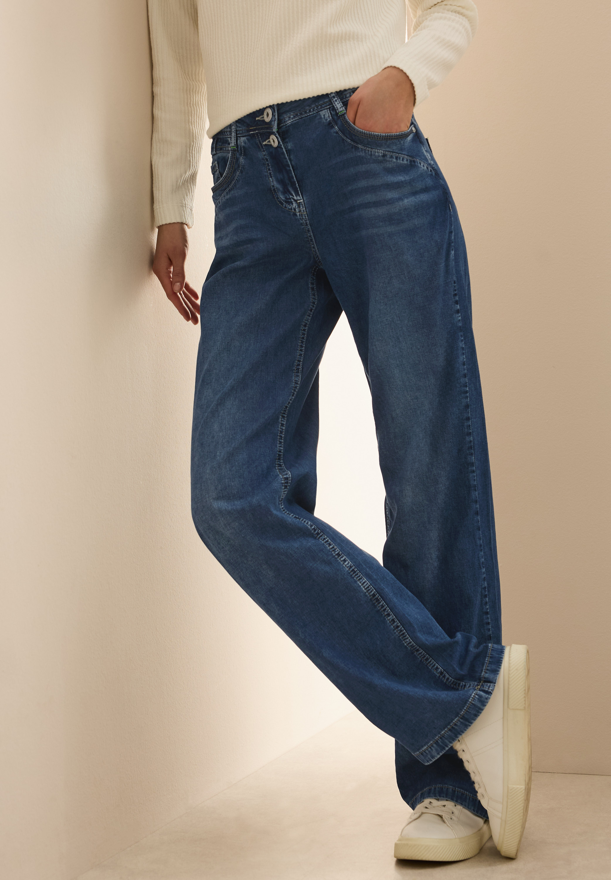 Wide Leg Lyocellmix Jeans
