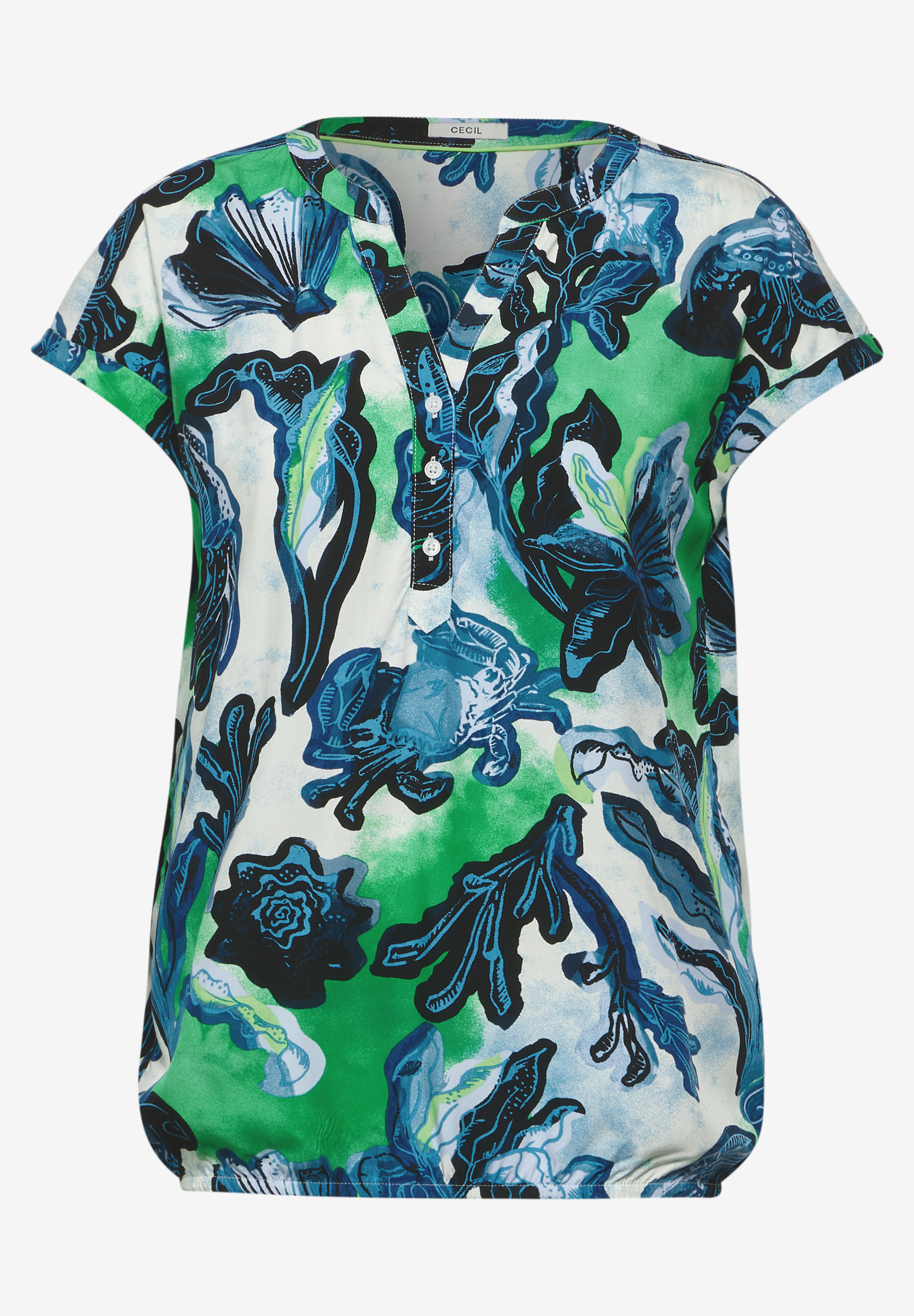Print Viskose Bluse