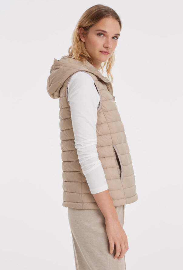 Steppweste Opus beige