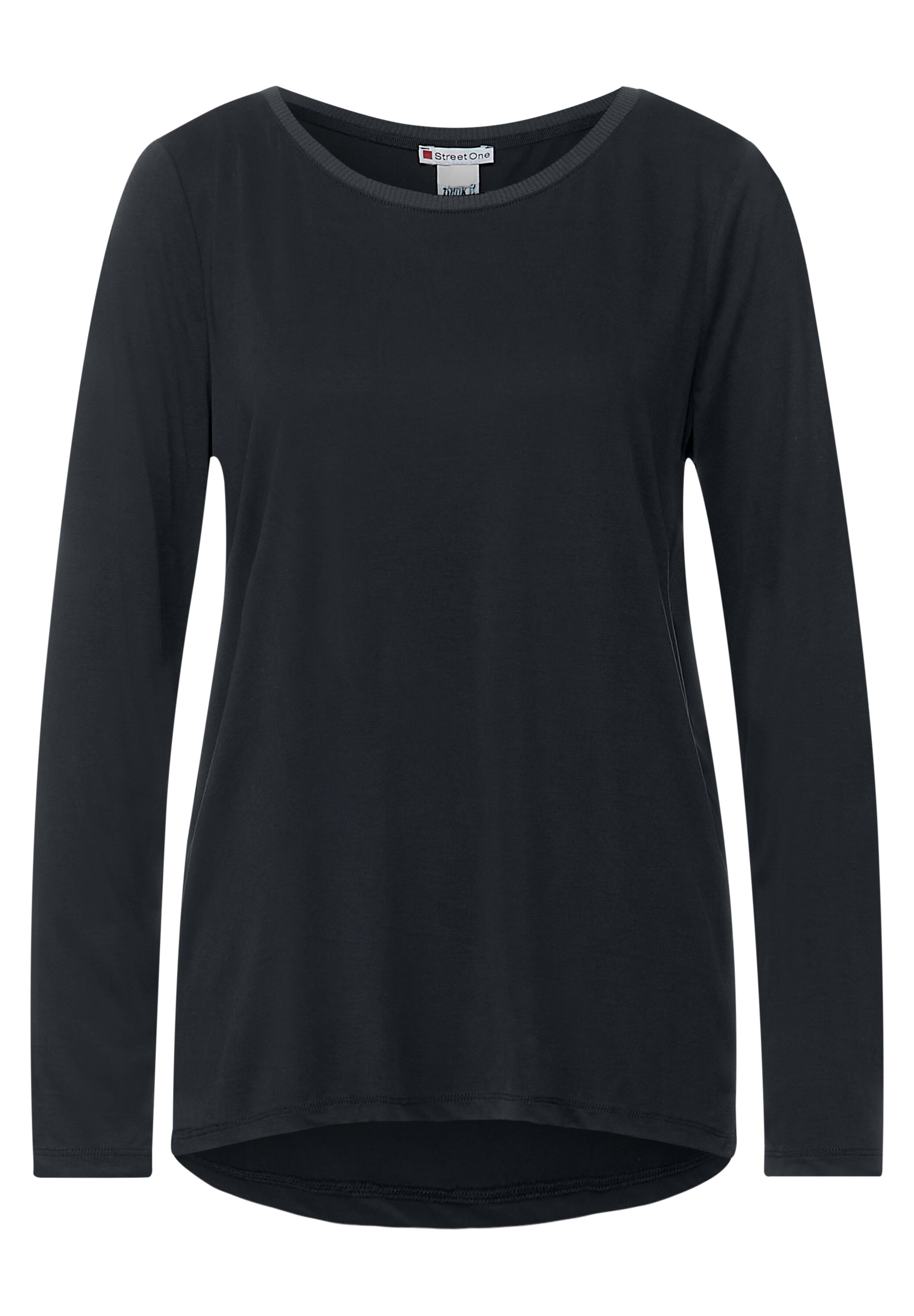 Longshirt in Seidenoptik