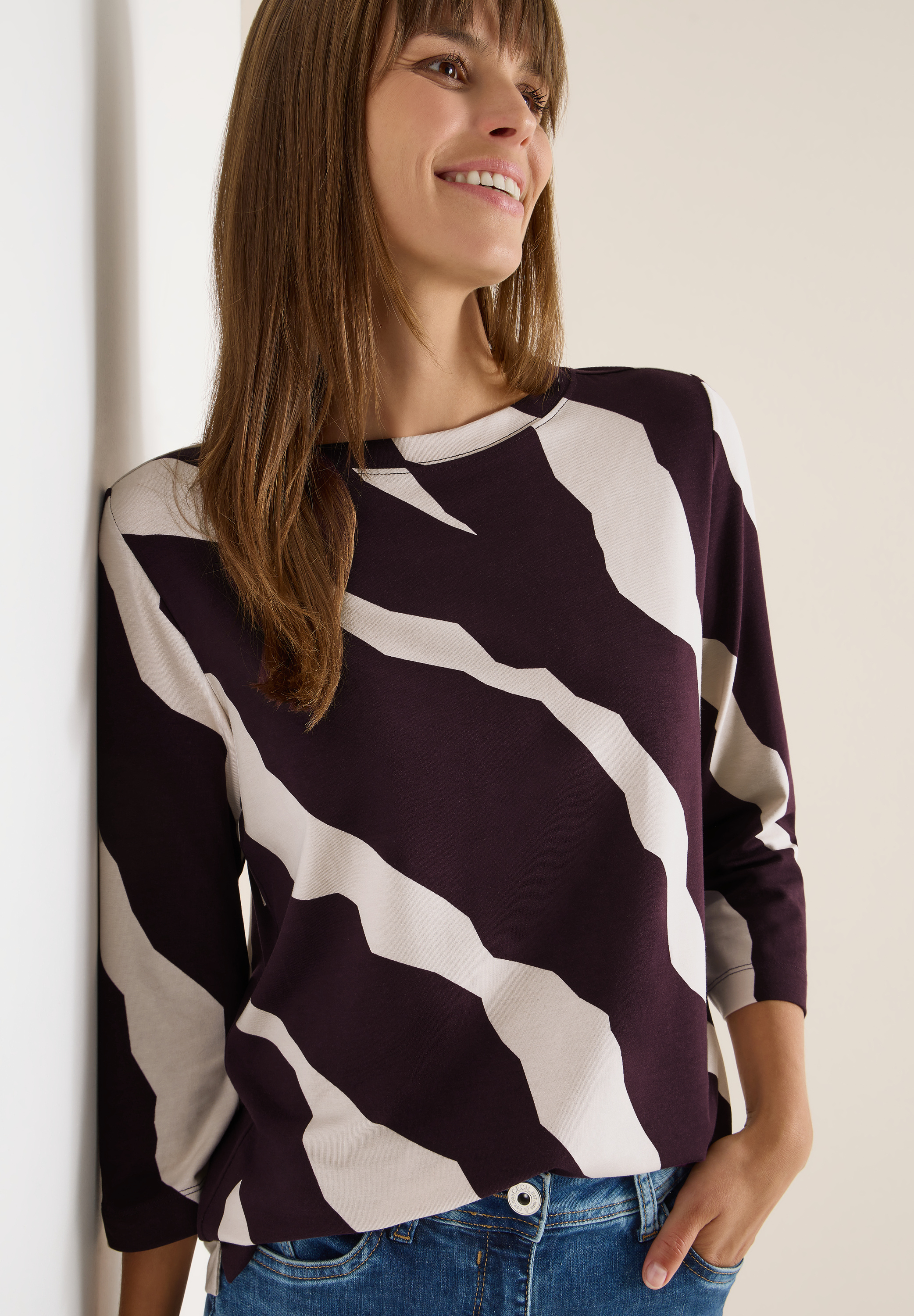 Gemustertes Shirt