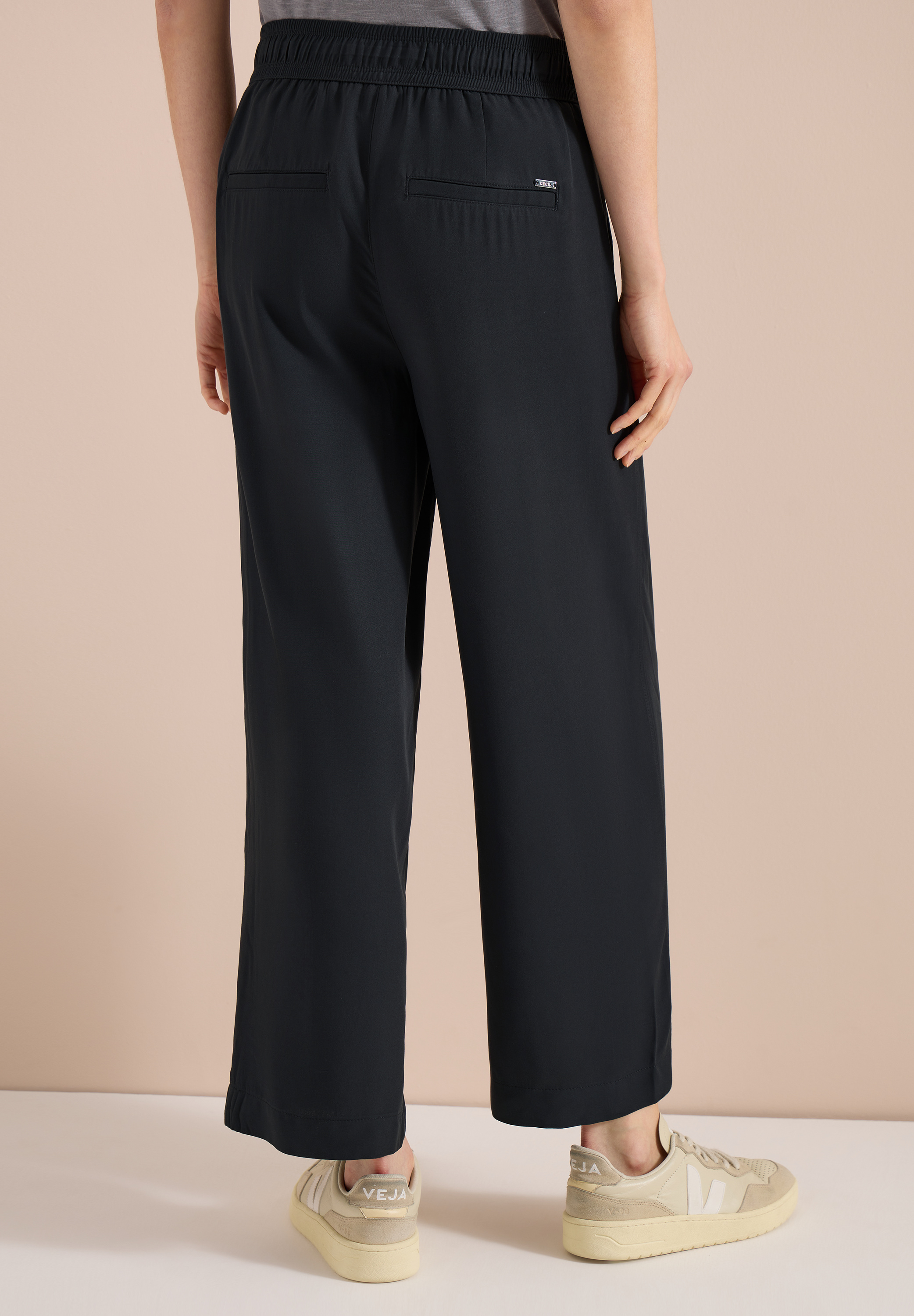 High Waist Wide Leg Hose im Loose Fit