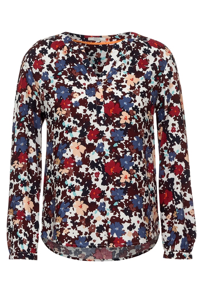 Bluse mit Blumen Print