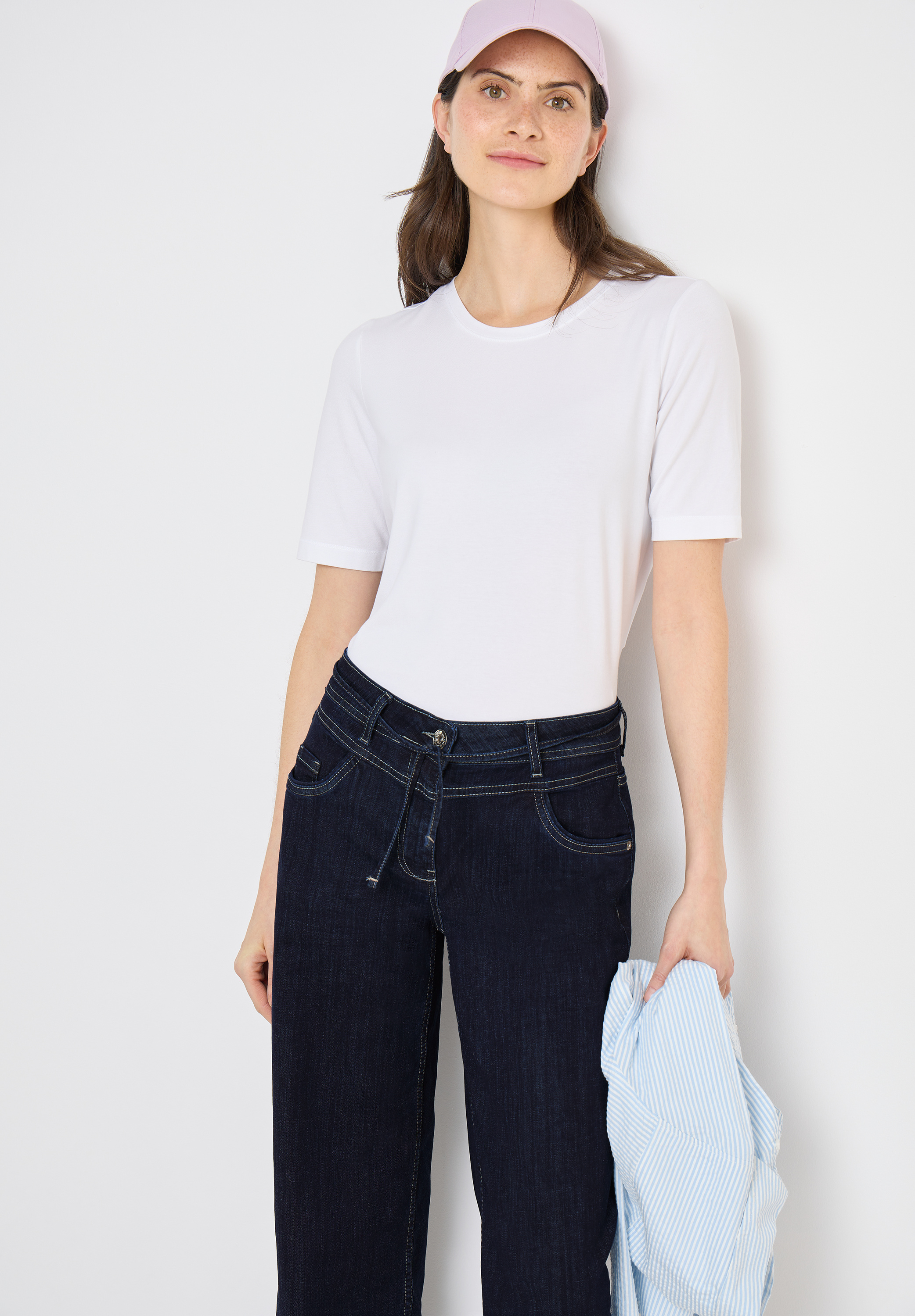High Waist Wide Leg Jeans im Loose Fit