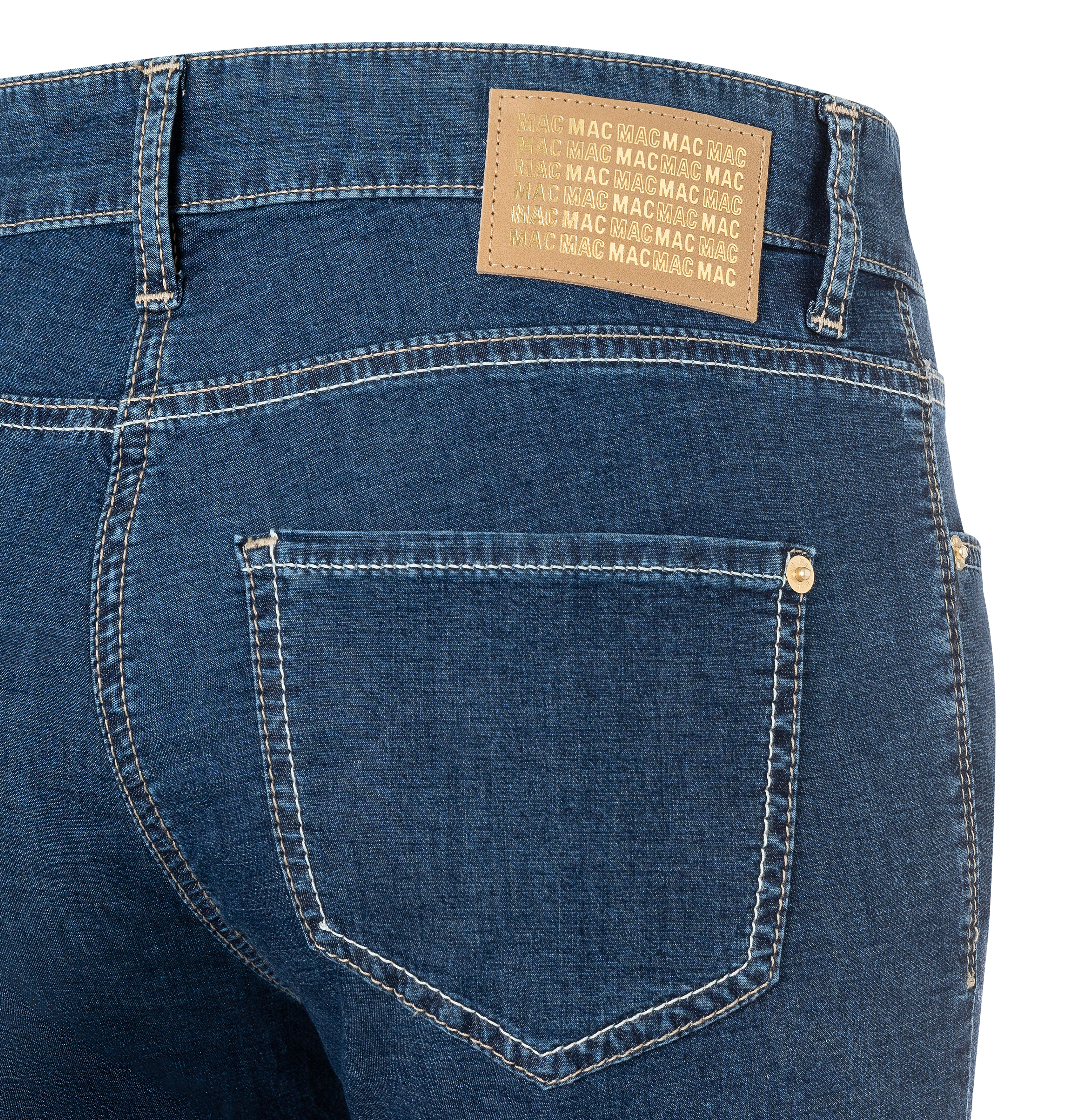 MAC JEANS - SLIM 7/8, Fluid Denim