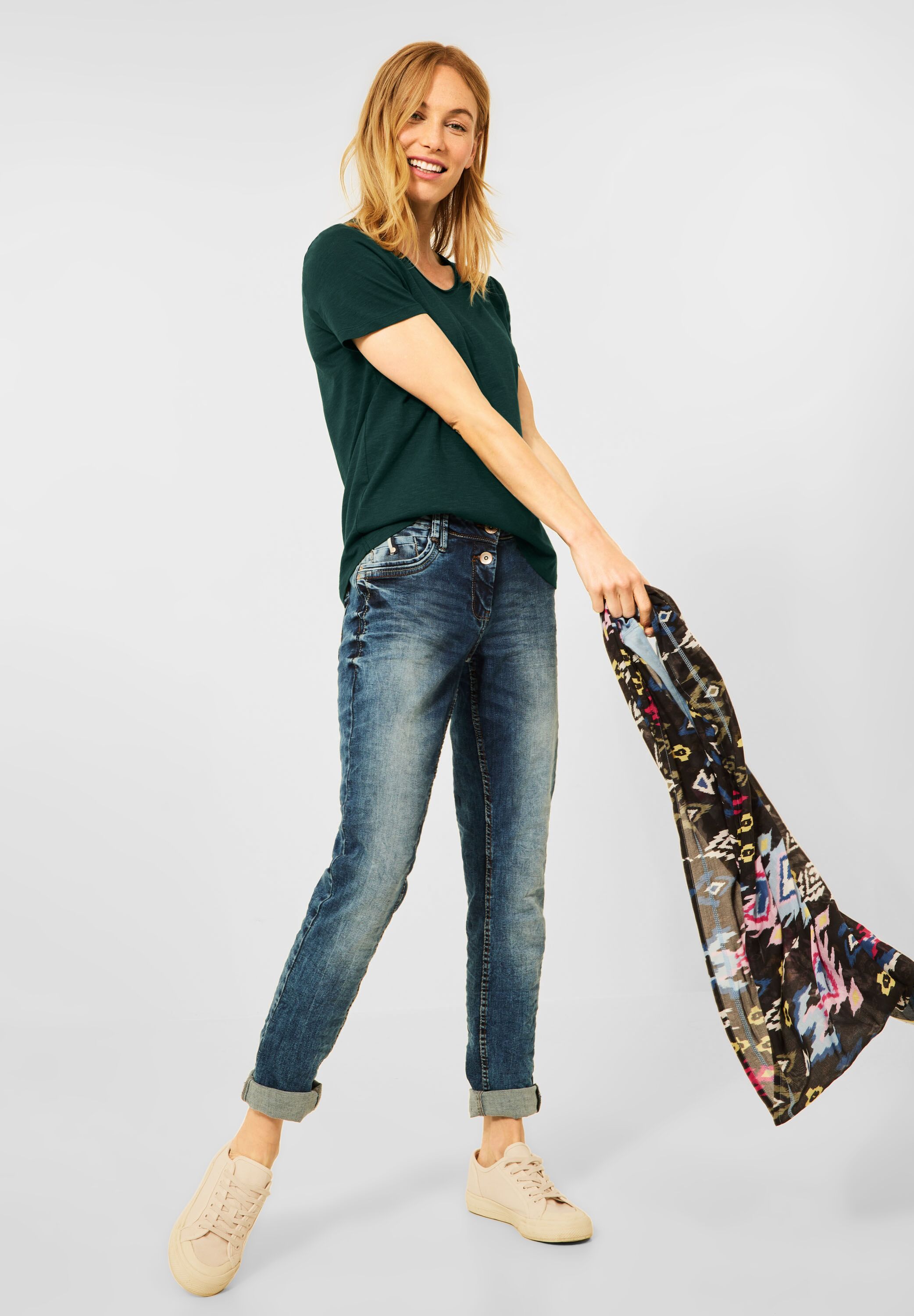 Basic T-Shirt in Unifarbe